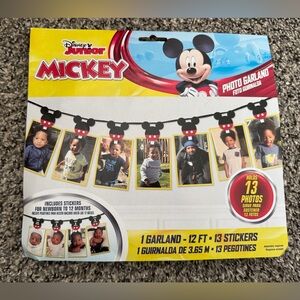 Mickey Photo Garland